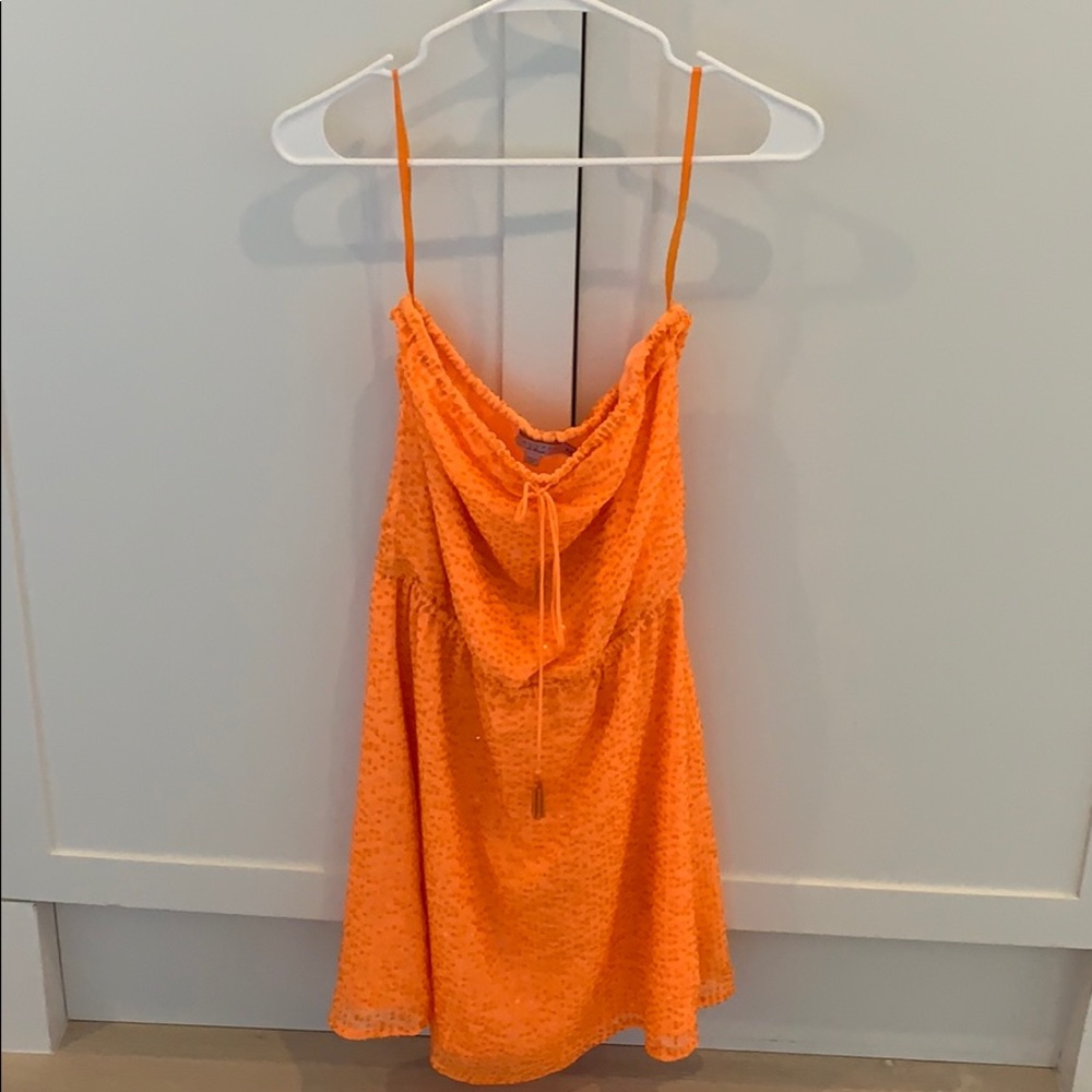 Calypso Orange Cocktail dress